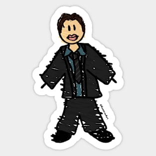 Hoffman Stick Figure Sticker